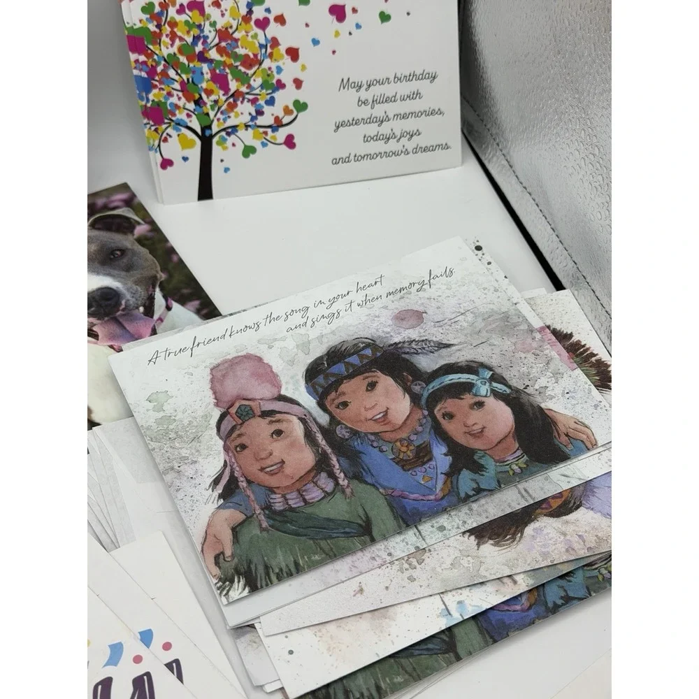 Lot 15+ Greeting Cards+Envelopes Birthday/Sympathy/Thinking of You/Holiday+More